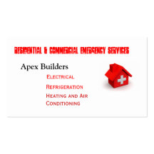 Emergency Service Calls Business Card