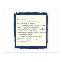 Emerson Quote Postcards