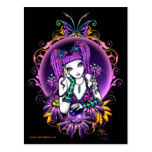 Emilicous Rainbow Fairy Postcard