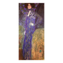 Emilie Floege by: Gustav Klimt Custom Rack Cards