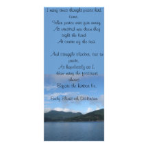 Emily Dickinson Poetry Bookmark Custom Rack Cards