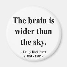 Emily Dickinson Quote 3a Fridge Magnet