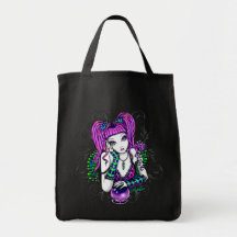 "Emily" Magical Rainbow Crystal Ball Canvas Bag