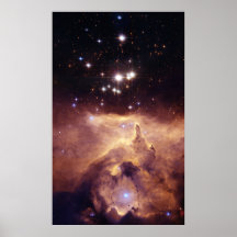 Emission nebula NGC 6357. Poster