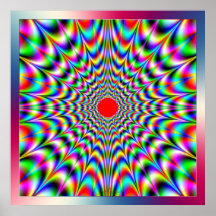 Emission of Vibrating Colours Posters