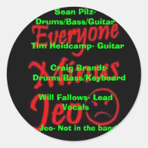 EMJ Line-up Sticker