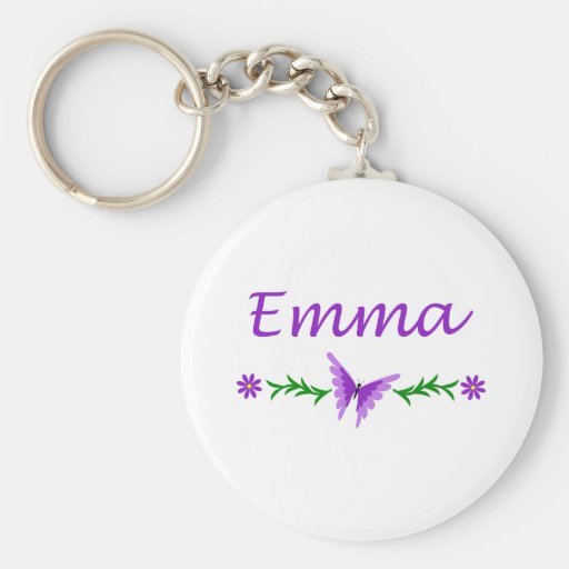Emma (Purple Butterfly) Keychains