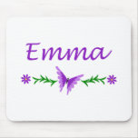 Emma (Purple Butterfly) Mousemat