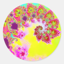 Emma's Garden V · Fractal Art · Monsoon Sticker