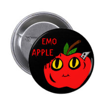 Emo Apple Button