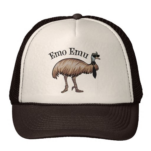 Emo Emu Mesh Hat