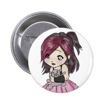 Emo Fairy Button