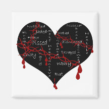 EMO Heart MAGNET