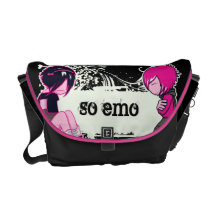 emo kids emo thoughts courier bags