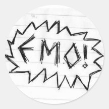 Emo Sticker