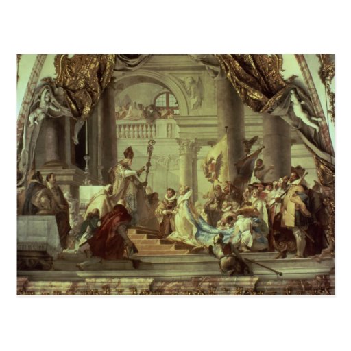 Emperor Frederick Barbarossa's wedding Post Card
