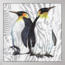 Emperor Penguins Poster