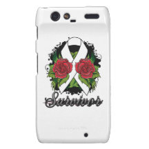 Emphysema Survivor Rose Grunge Tattoo Droid RAZR Covers