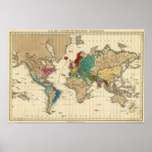 Empire of Napoleon Bonaparte 1811 AD Print