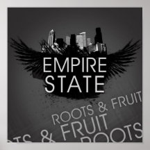 Empire State Album Cover Print