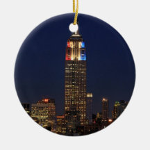 Empire State Building: Election Night 2012 #1 Christmas Tree Ornaments