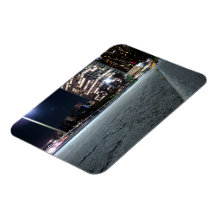 Empty Street Rectangular Magnets