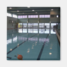 Empty Swimming Pool Fridge Magnet
