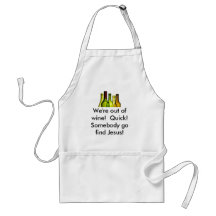 empty-wine-bottles-de-59068222, We're out of wi... Aprons