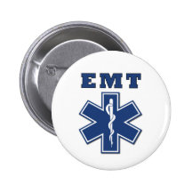 EMT Blue Star of Life Pin