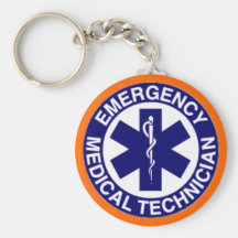 EMT Emergency Medical Technician Key Chains