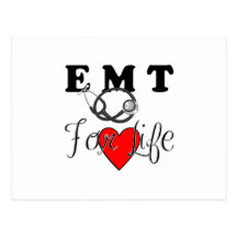 EMT For Life Post Cards