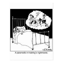 EMT Nightmares Post Card