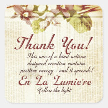 En La Lumiere Thank You Sticker September 2012
