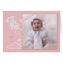 Enchanted Religious Photo Thank You  Card