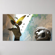Enclave Of Original Thought (detail), by Joseph Ma Poster