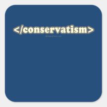 End conservatism 2.png square stickers