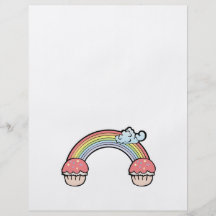 End of Rainbow Cupcakes Personalised Flyer