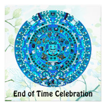 End of Time December 21, 2012 Party Celebration Personalised Invite