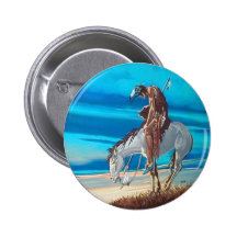 end of trail pinback button