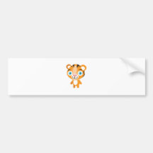 Endangered Tiger - My Conservation Park Bumper Sticker