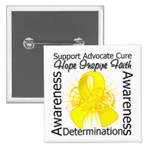 Endometriosis Inspirations Spiral Ribbon Pinback Buttons