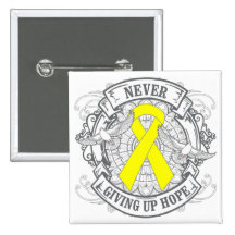 Endometriosis Never Giving Up Hope Buttons