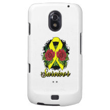 Endometriosis Survivor Rose Grunge Tattoo Samsung Galaxy Nexus Covers