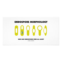 Endospore Morphology - Who Said Were All Alike? Personalised Photo Card