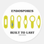 Endospores Built To Last (Bacterial Attitude) Stickers