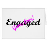 Engaged Game Over Greeting Card