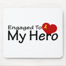 Engaged To My Hero Mouse Pad