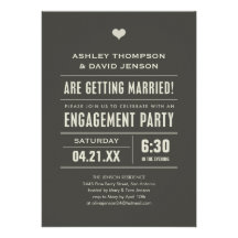 Engagement Party Invitations