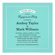 Engagement Party | Little Blue Box Theme Invites