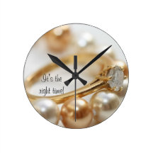 Engagement ring clock
